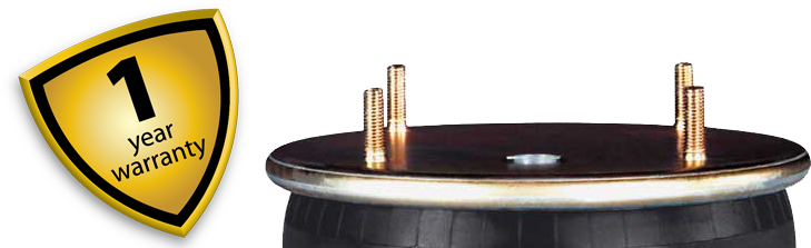 Almas Fanar Khavar™ air springs has fully warranty against failure due to material or workmanship defects. 